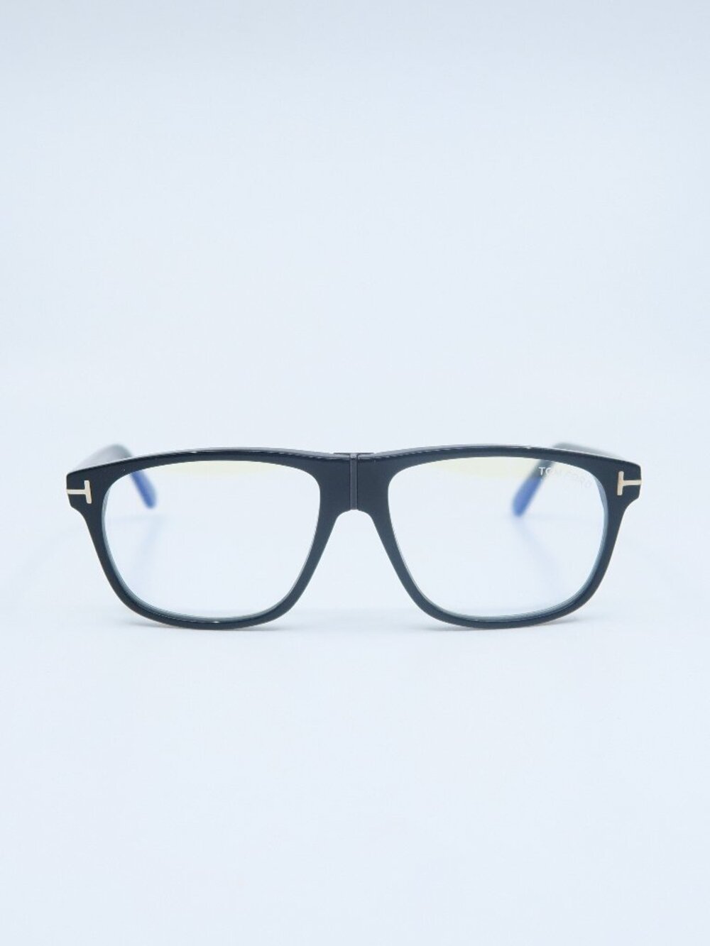 Tom Ford TF5978-B 001 Black Blue Light Block Aviator New Men's Eyeglasses
